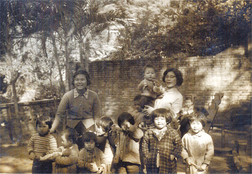 圖六：北投艾偉德 兒童之家師生。