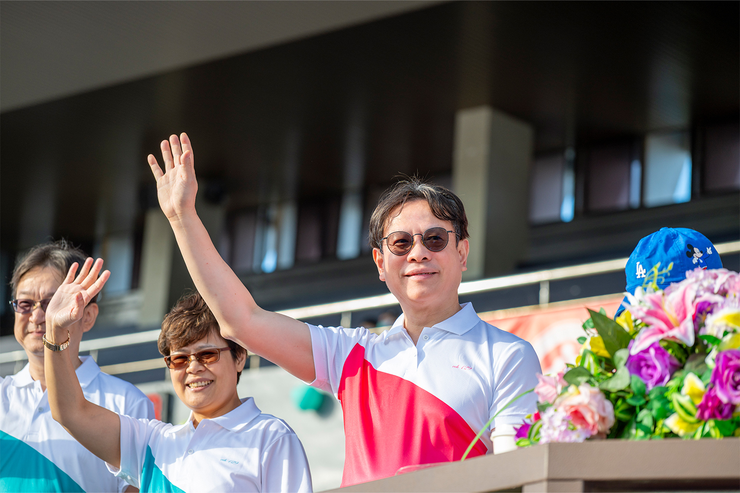 陳穆寬總院長期許彰基近萬名員工堅持醫療的初衷，要讓富人看得起，窮人看得起（Respected by the rich, affordable for the poor.）。(圖/彰基提供)