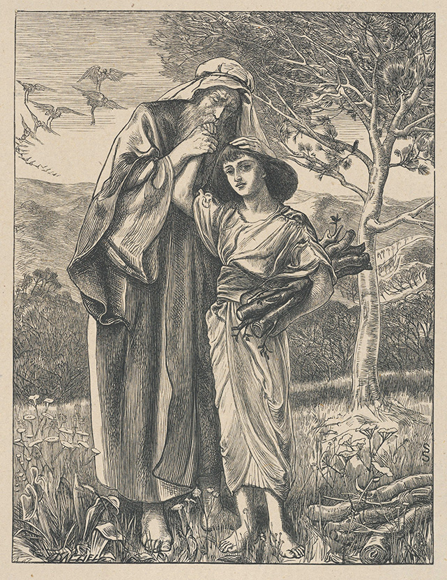 "Abraham and Isaac",  by Simeon Solomon