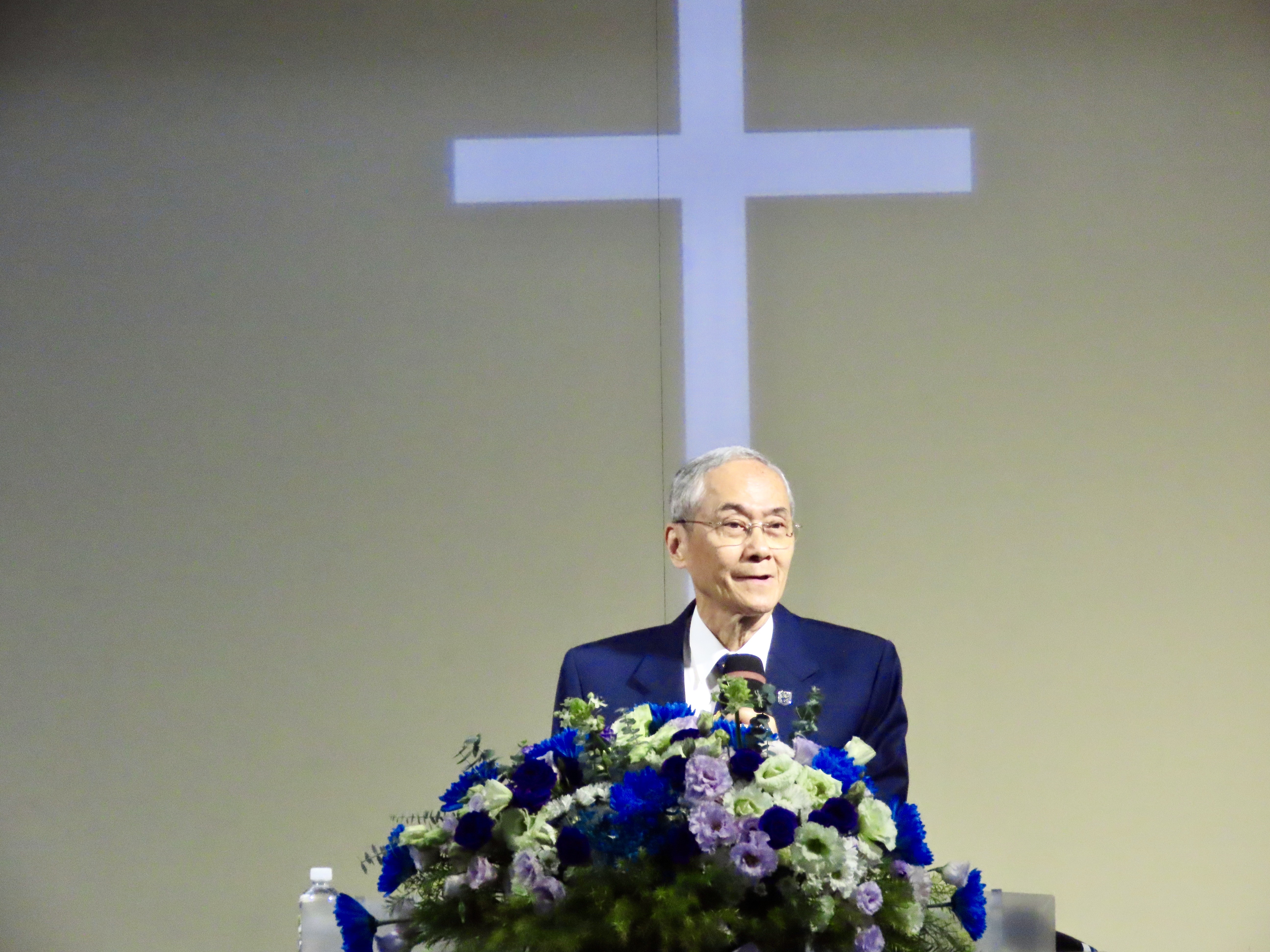 駱世雄牧師。(圖/李容珍攝影)