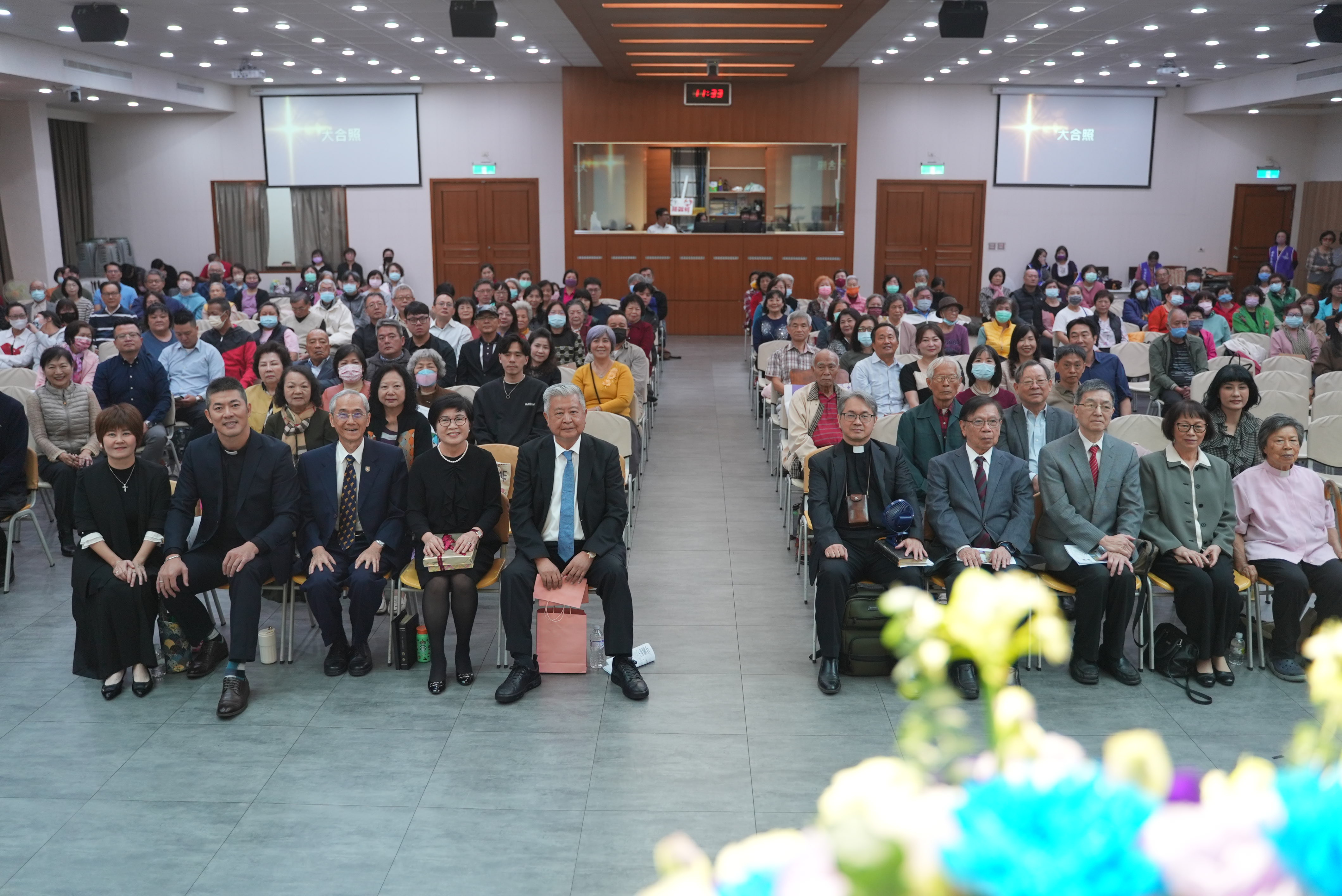 全體合影。(好消息教會提供)