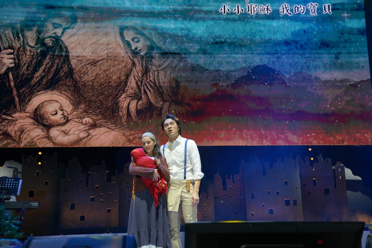 約瑟和瑪利亞。(圖/空英提供)