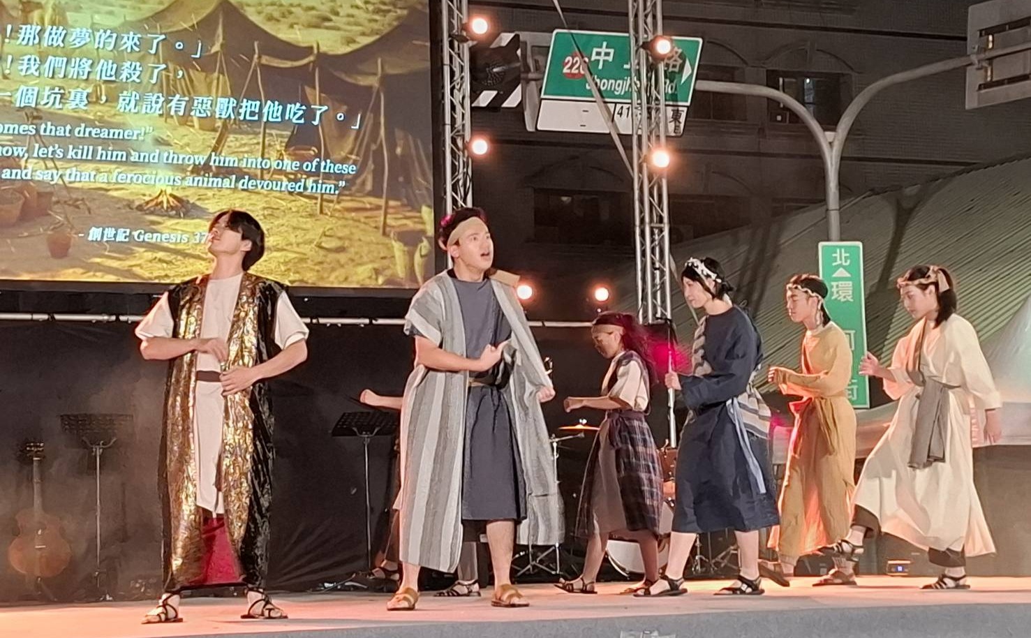 演出約瑟故事。(圖/李容珍攝影)