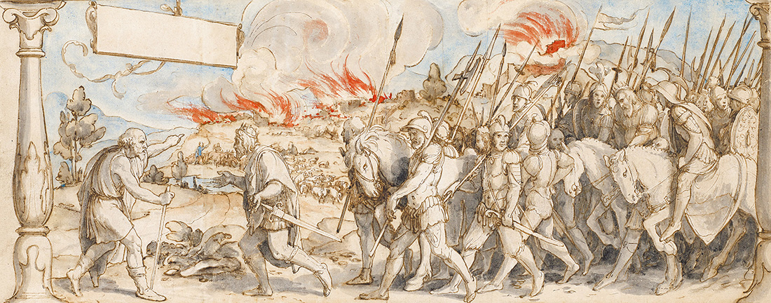  "Samuel Cursing Saul", by Hans Holbein the Younger