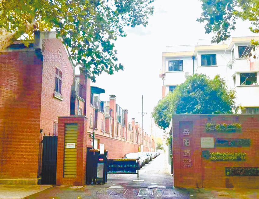 倪師母岳陽路最後居所。（作者提供）