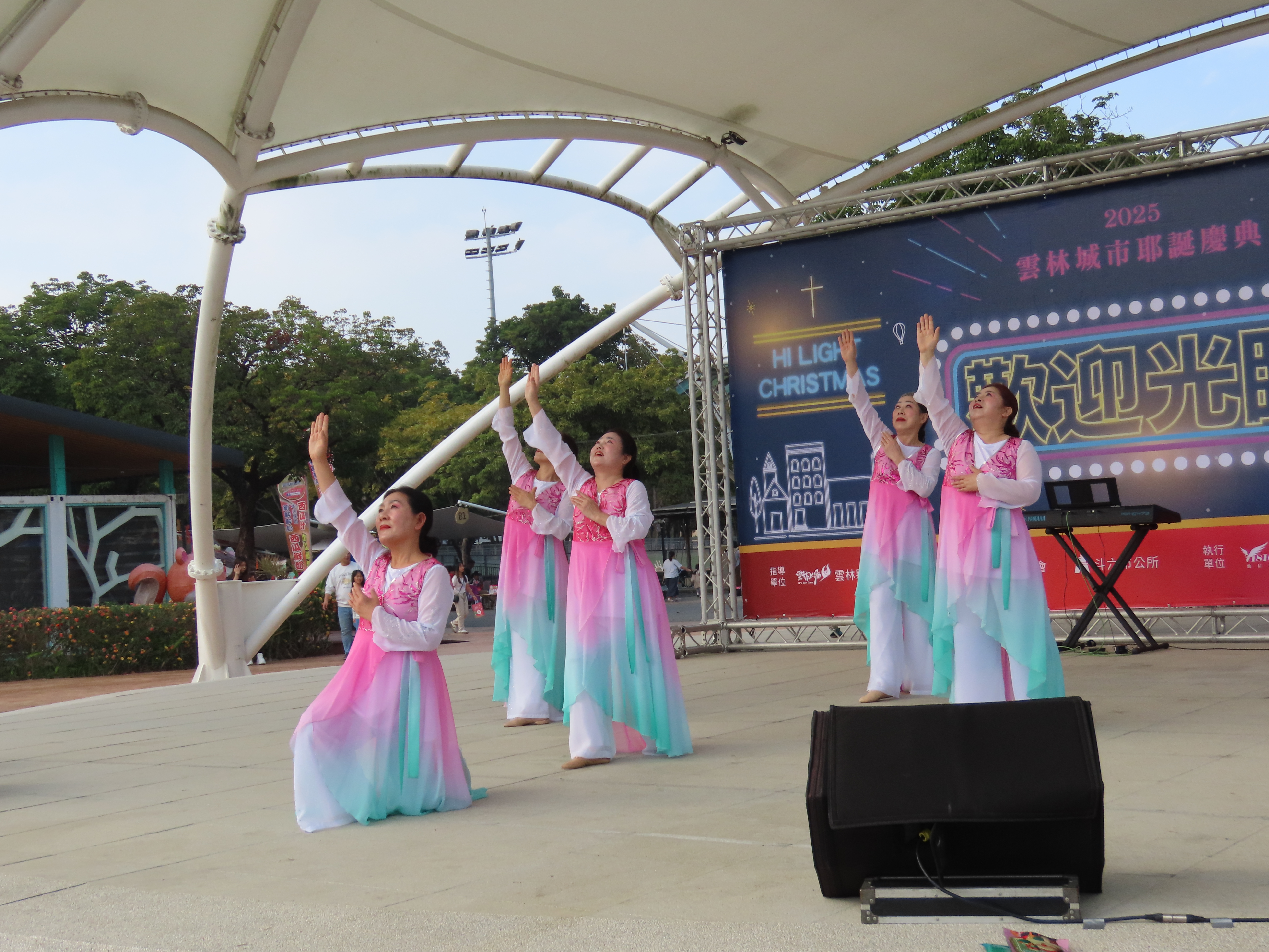 韓國敬拜舞蹈。(圖/李容珍攝影)