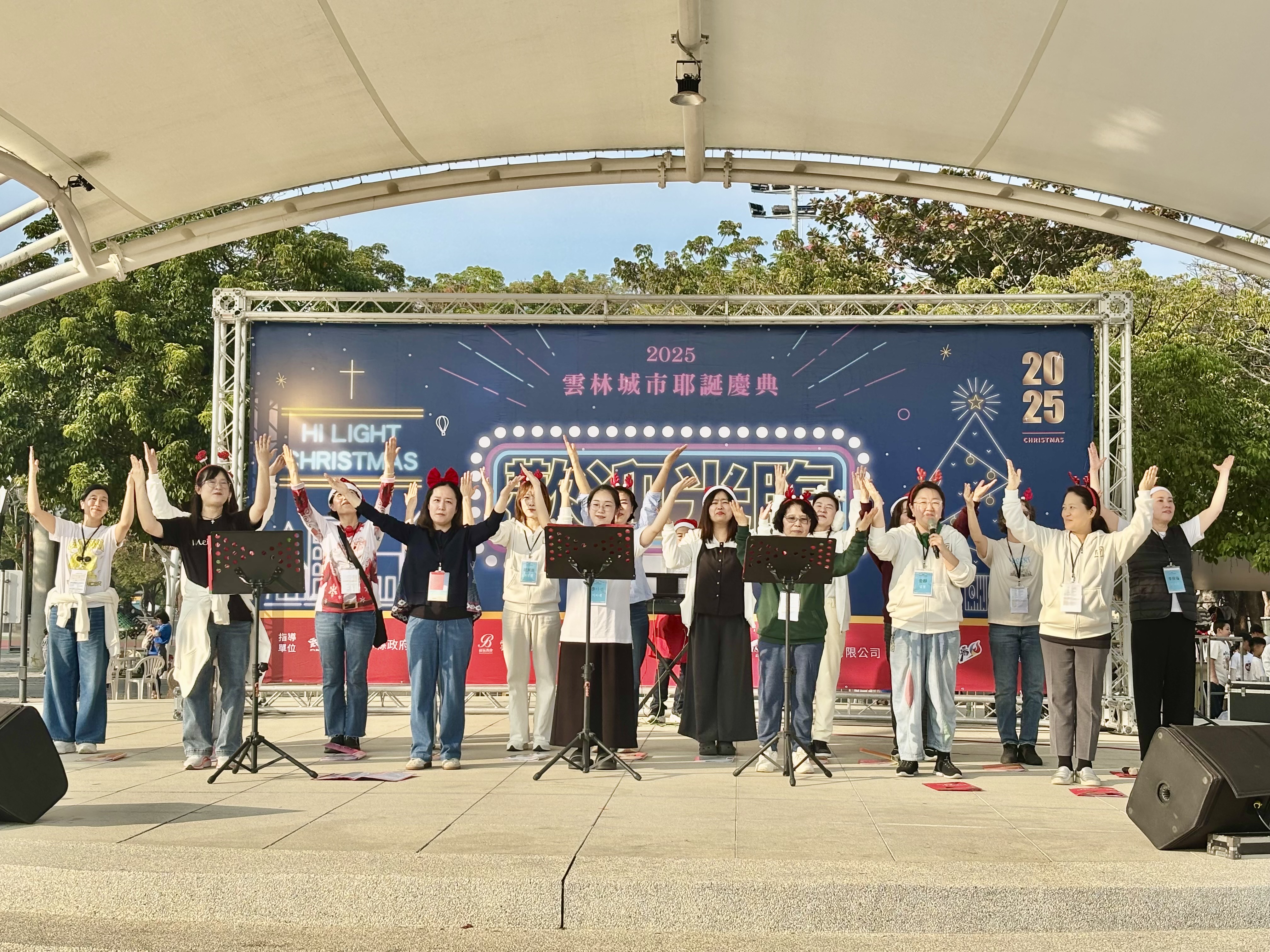 韓國教會的敬拜。(圖/李容珍攝影)