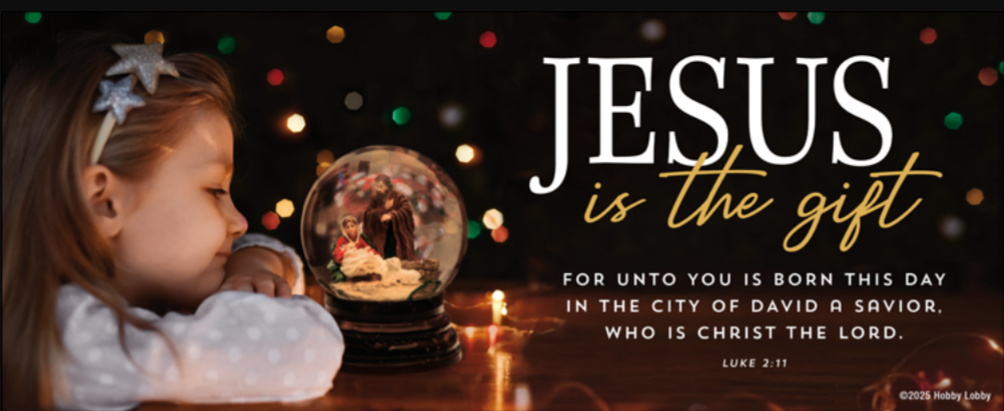 好必來2025年聖誕廣告。（翻攝自hobbylobby.com）