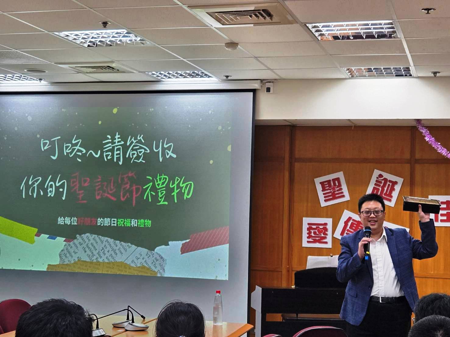 寇乃迪傳道分享。（圖／梁敬彥攝影）