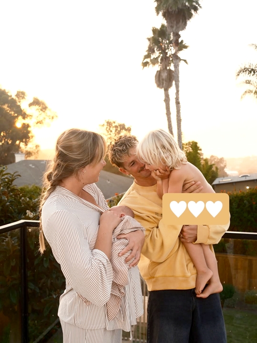 法蘭克與妻女共享天倫之藥。（翻攝自IG@hiforrest）