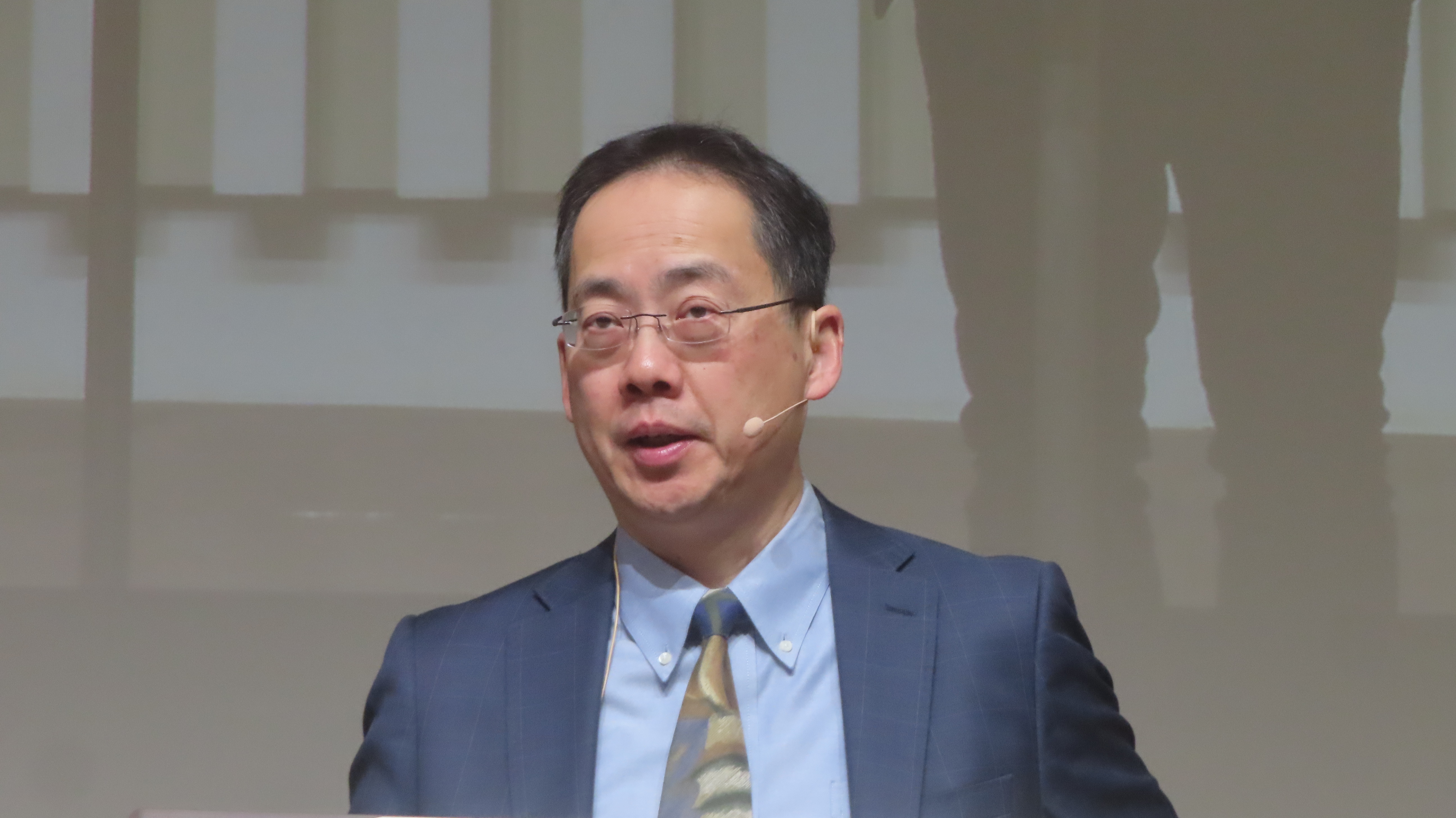 美國三一神學院院長鮑維均牧師（圖/梁敬彥攝影）