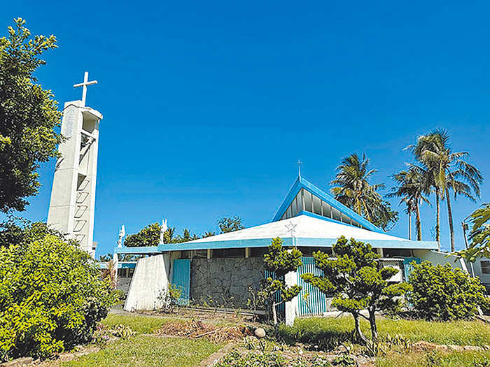 傅義修士設計的小馬天主堂。 (圖/國立史前博物館提供)