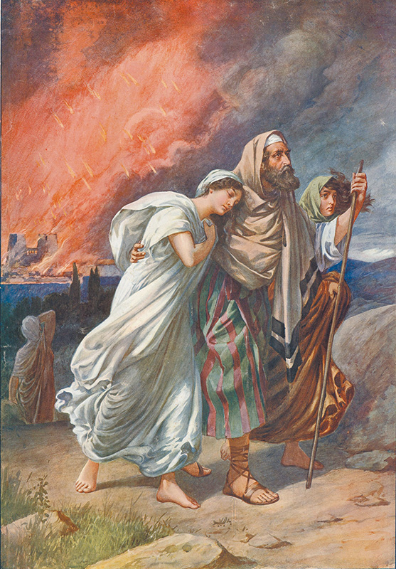 "The Destruction of Sodom", by Thomas Nelson & Sons