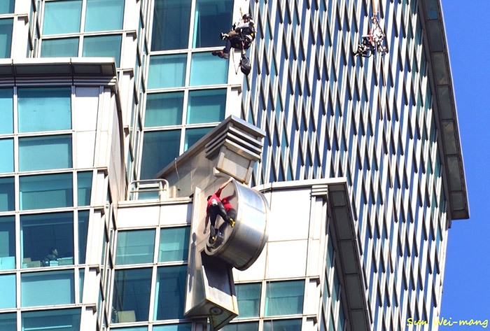 攀「龍」的膽識。(孫瑋芒攝影／授權提供）