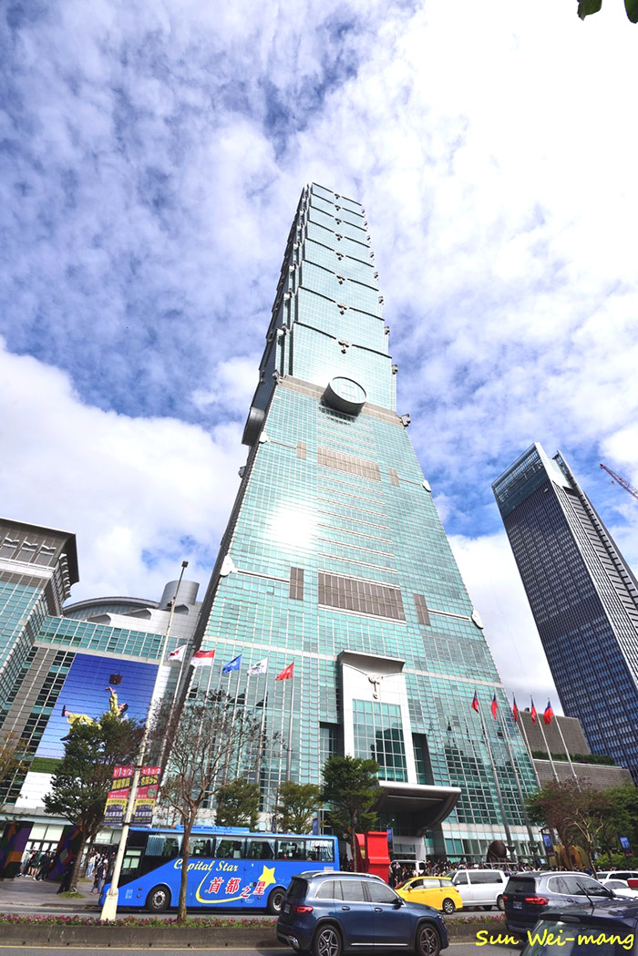 台北101映照的冬陽。(孫瑋芒攝影／授權提供）