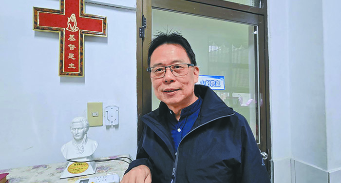 黃信忠牧師。（圖／梁敬彥攝影）