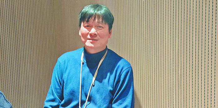 朱建平。(圖/梁敬彥攝影)