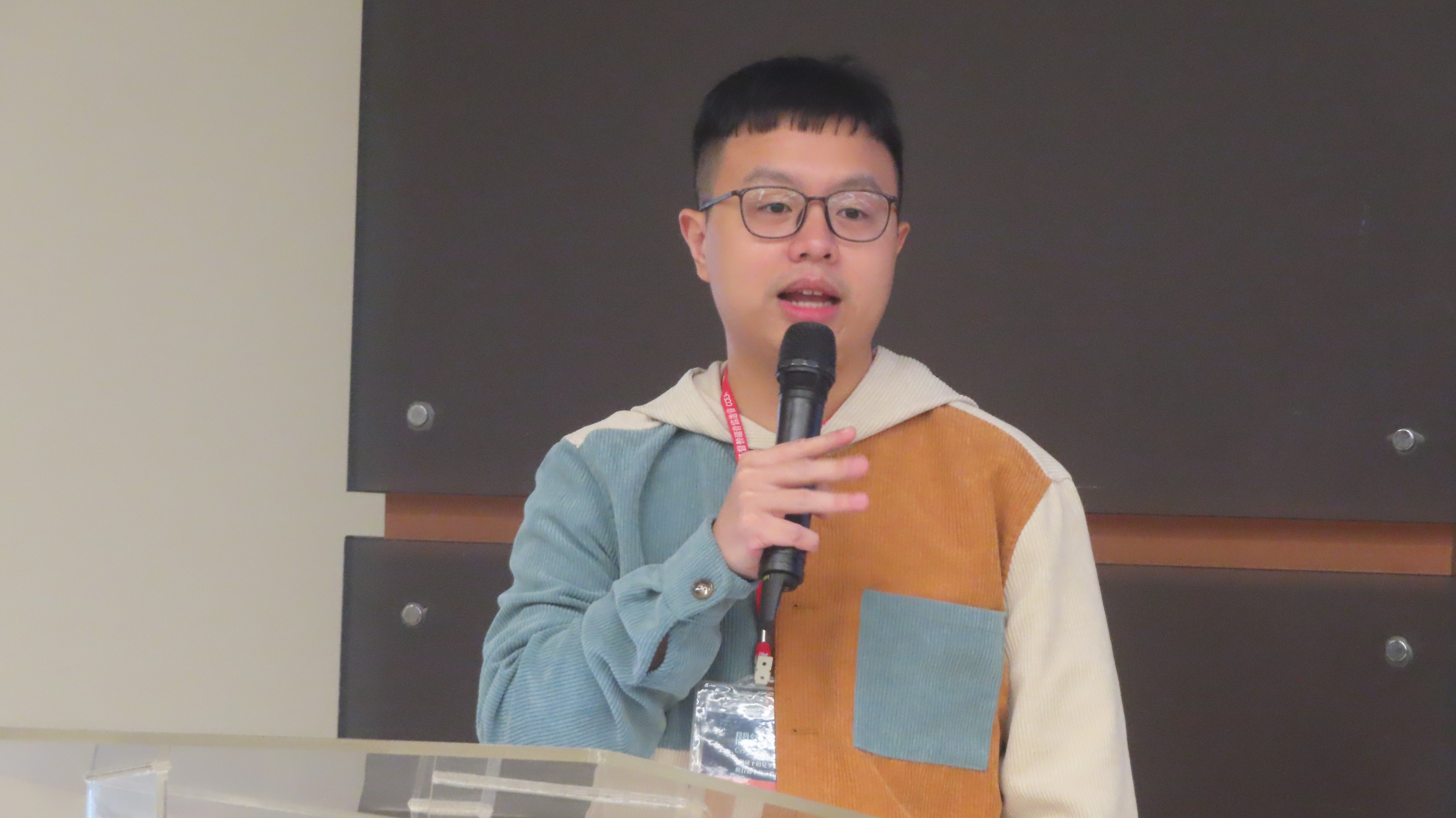 新店行道會歐成予牧師。（圖/梁敬彥攝影）