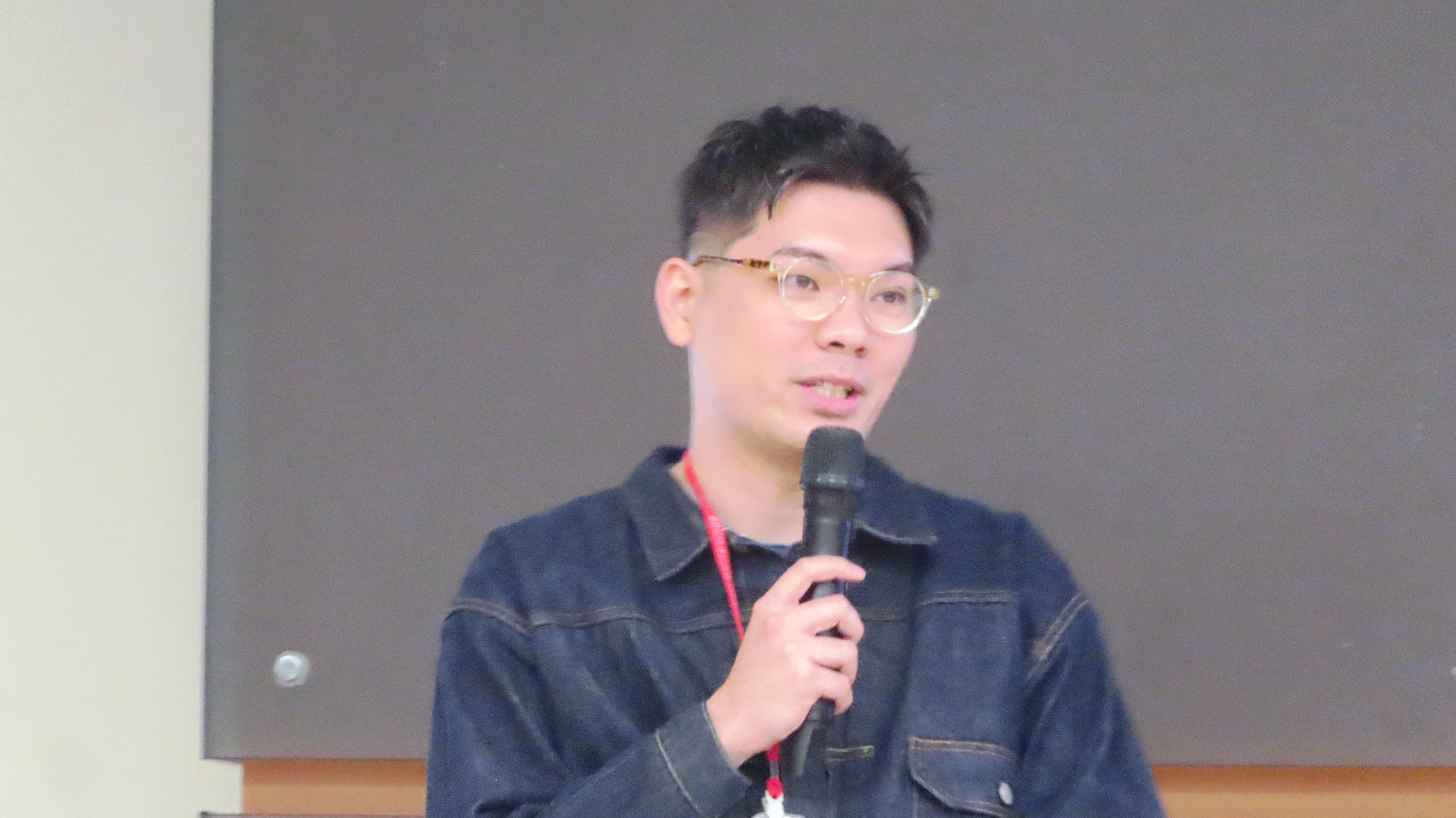 台南大光長老教會蔡其佑牧師。（圖/梁敬彥攝影）