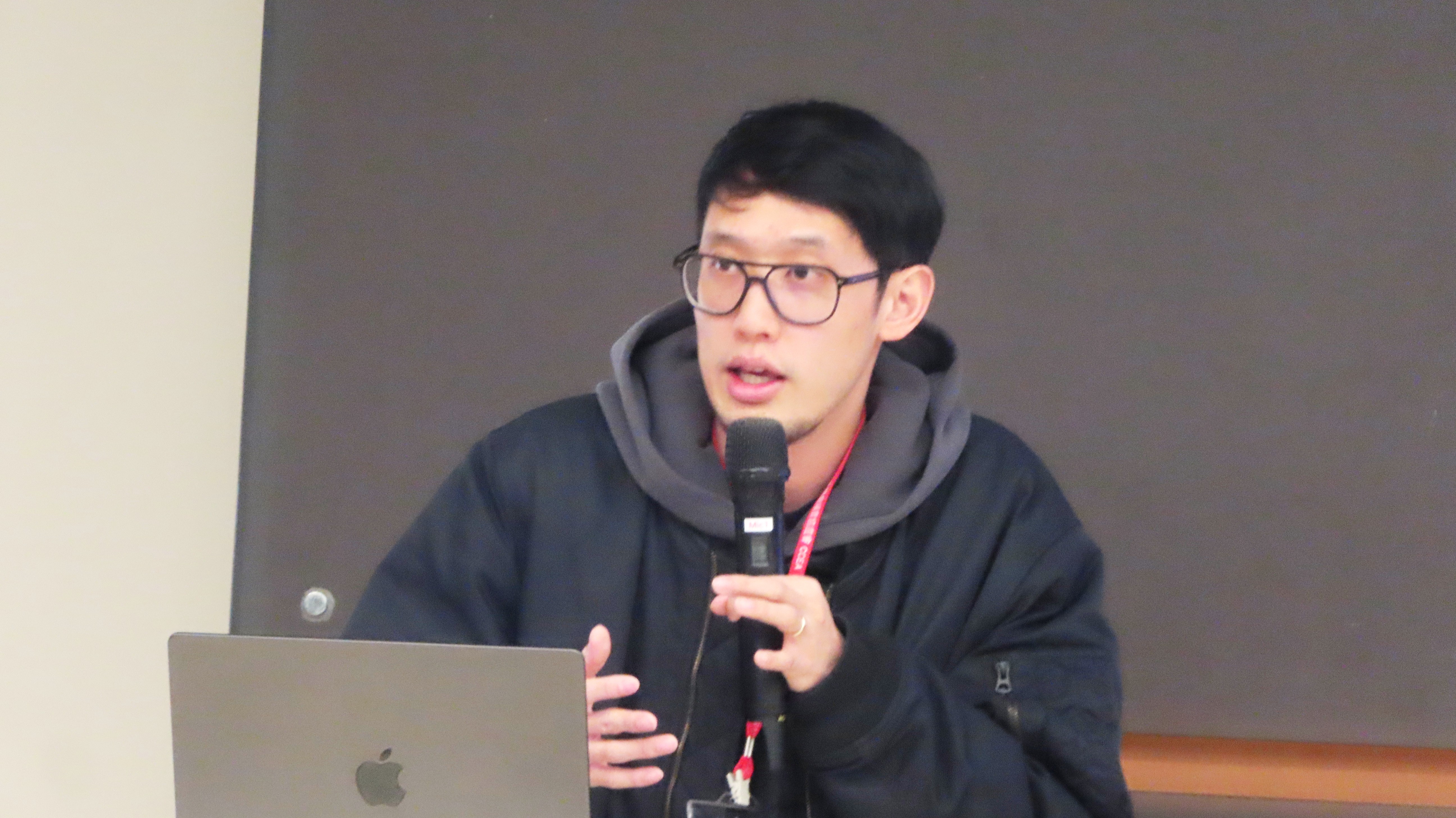 基隆教會莊迺民傳道。（圖/梁敬彥攝影）