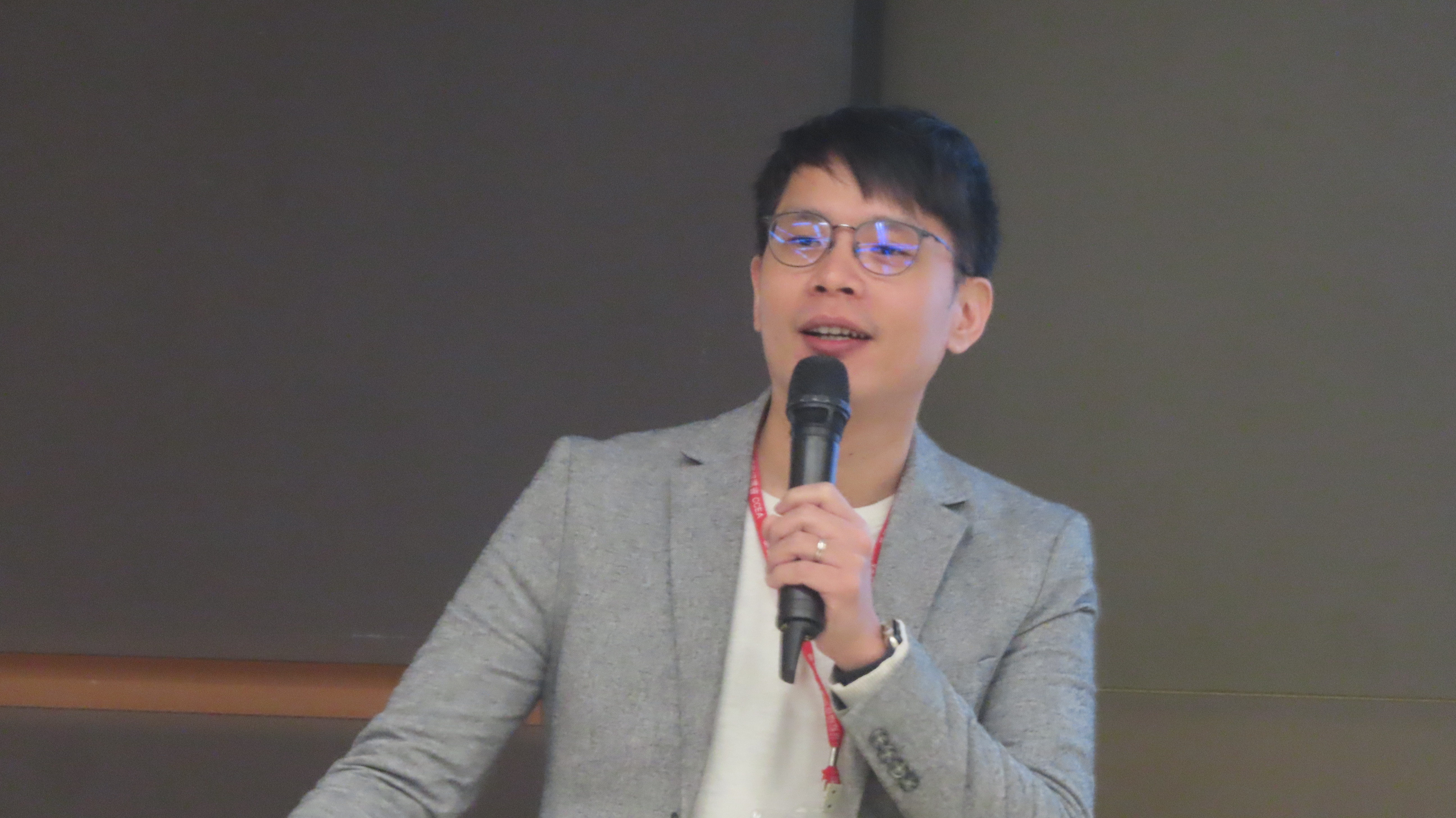 希望之書張捷弟兄。（圖/梁敬彥攝影）