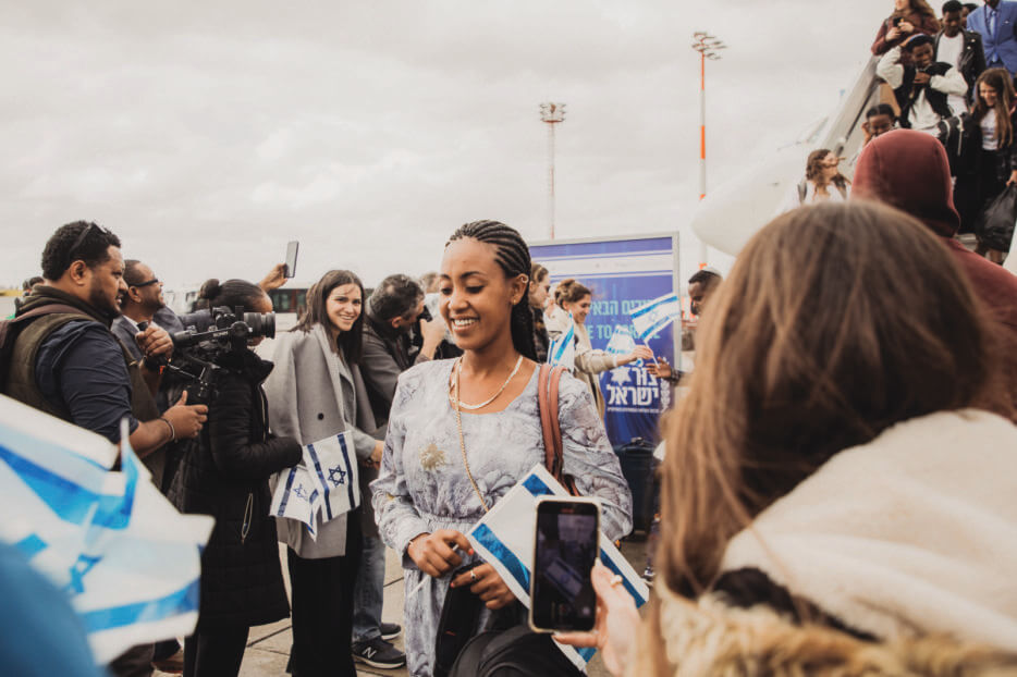 衣索比亞猶太人抵達以色列。