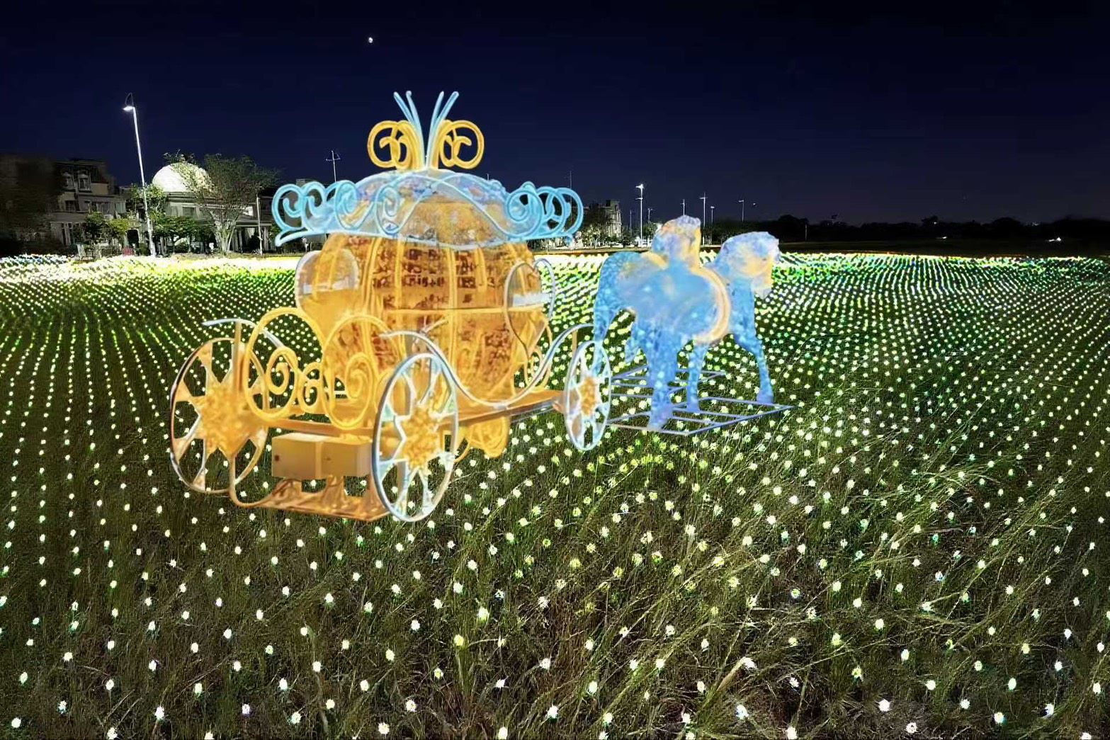 2026台灣燈會哩馬來嘉燈飾。（圖/嘉義縣政府提供）