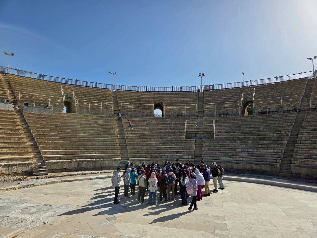 該撒利亞的半圓形劇場。(圖/全國禱告網絡提供)