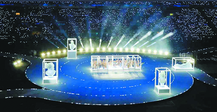 米蘭冬奧開幕典禮。(圖/中華奧會提供)