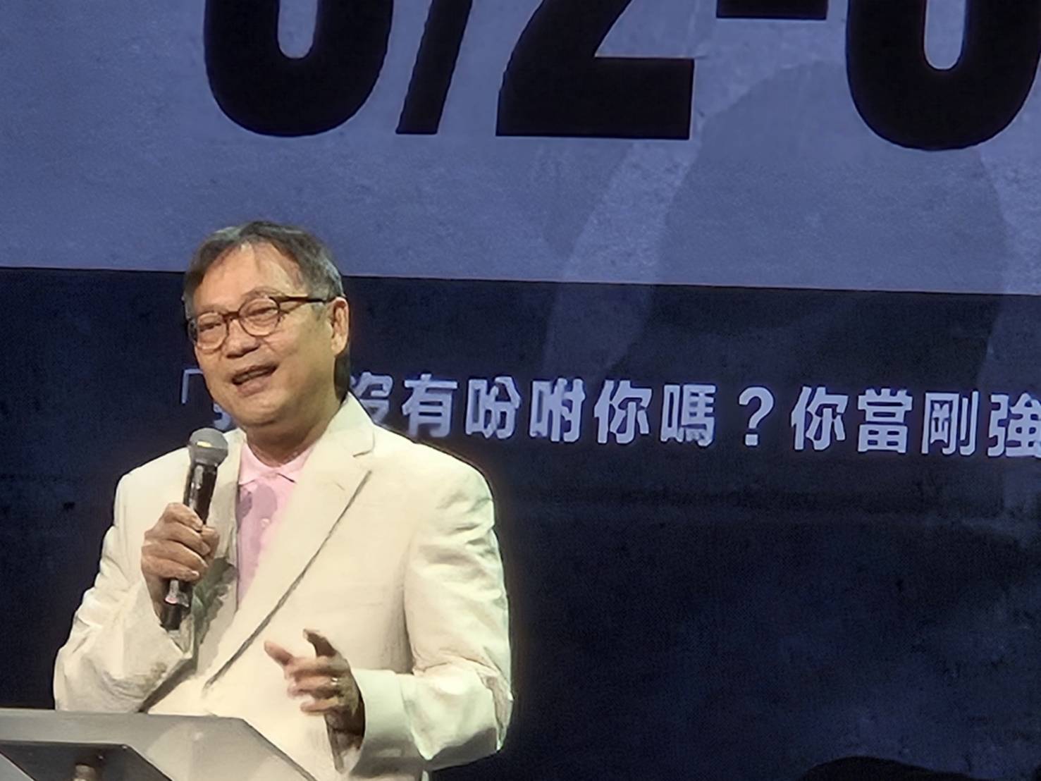 台南活水教會陳榮敏主任牧師分享。(圖/梁敬彥攝影)