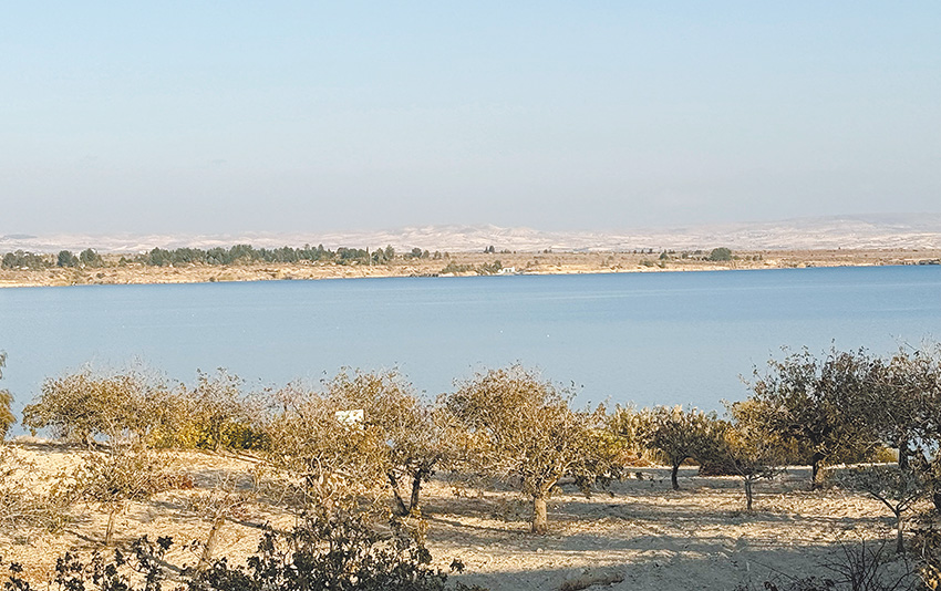 幼發拉底河渡口烏澤瑪的景觀。（王桂花攝影）