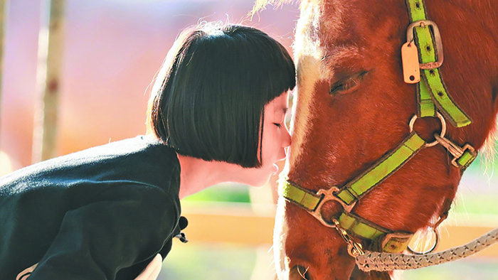 特殊兒在馬兒身上找到被接住的力量。(圖/受訪者提供)