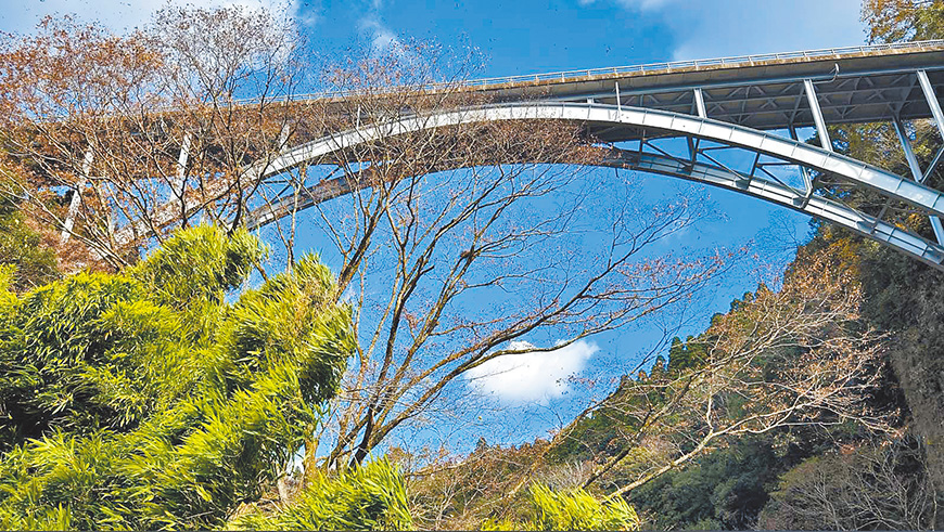 高千穗山林是知名勝地。（作者攝影）