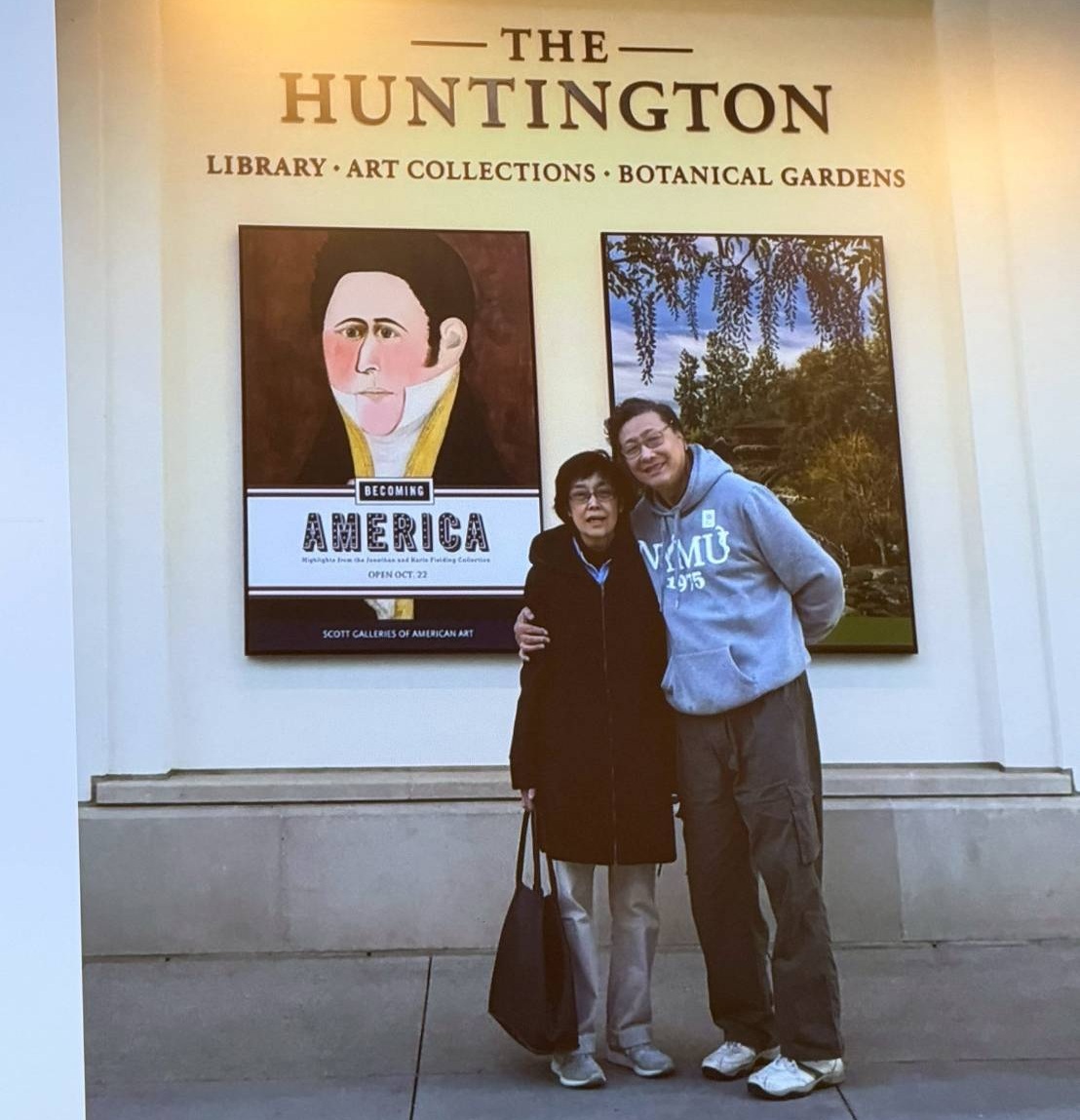 張南驥和錢嘉韻夫妻。(翻攝自陽明團契LINE群組)