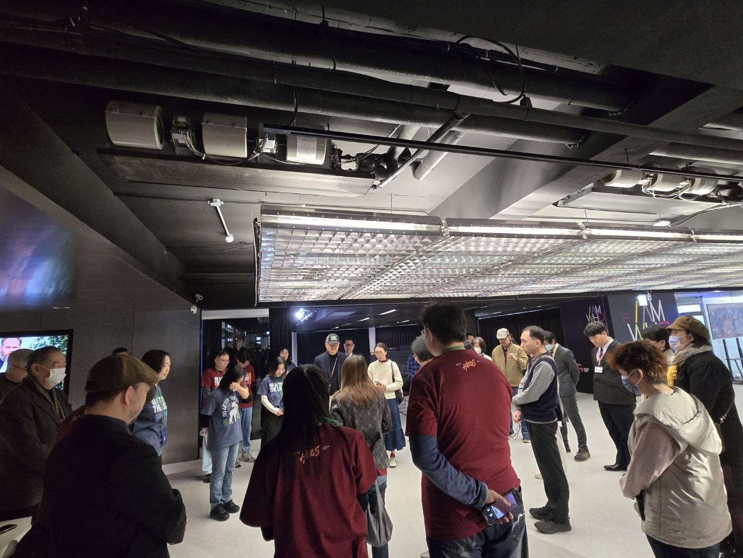 為特展禱告。（圖/梁敬彥攝影）