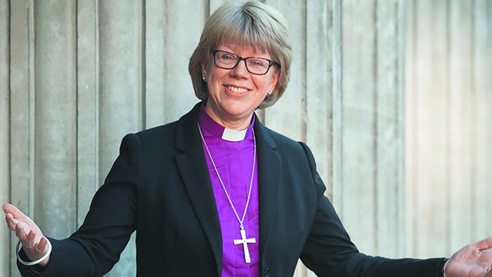 新任坎特伯里大主教莎拉．穆拉利。( 翻攝自FB@Universal Life Church）