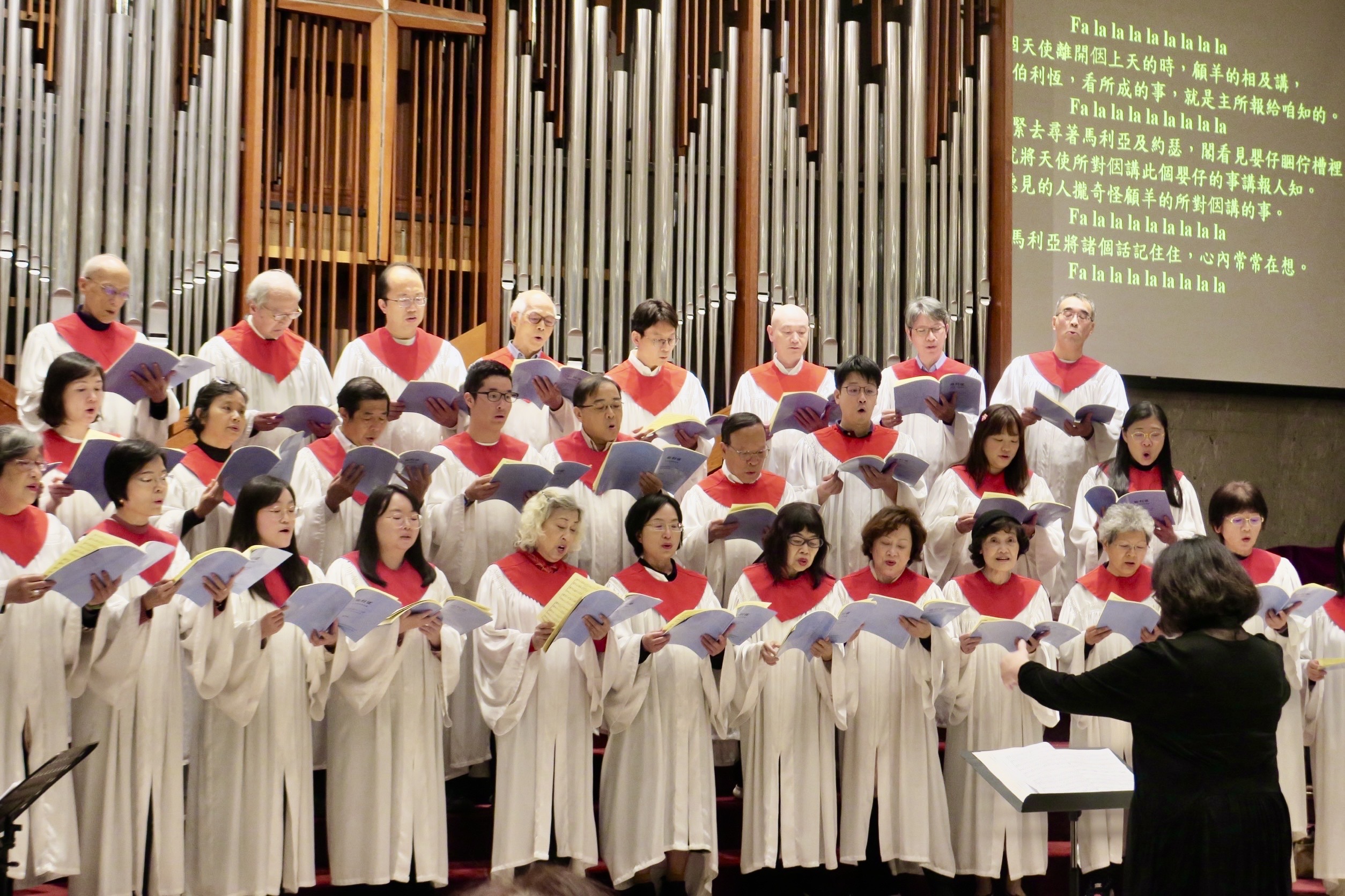 台北東門教會聖歌隊。(圖/李容珍攝影)