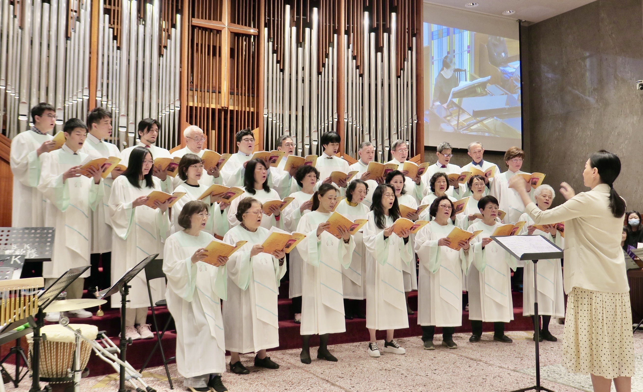 台北南門教會聖歌隊。(圖/李容珍攝影)