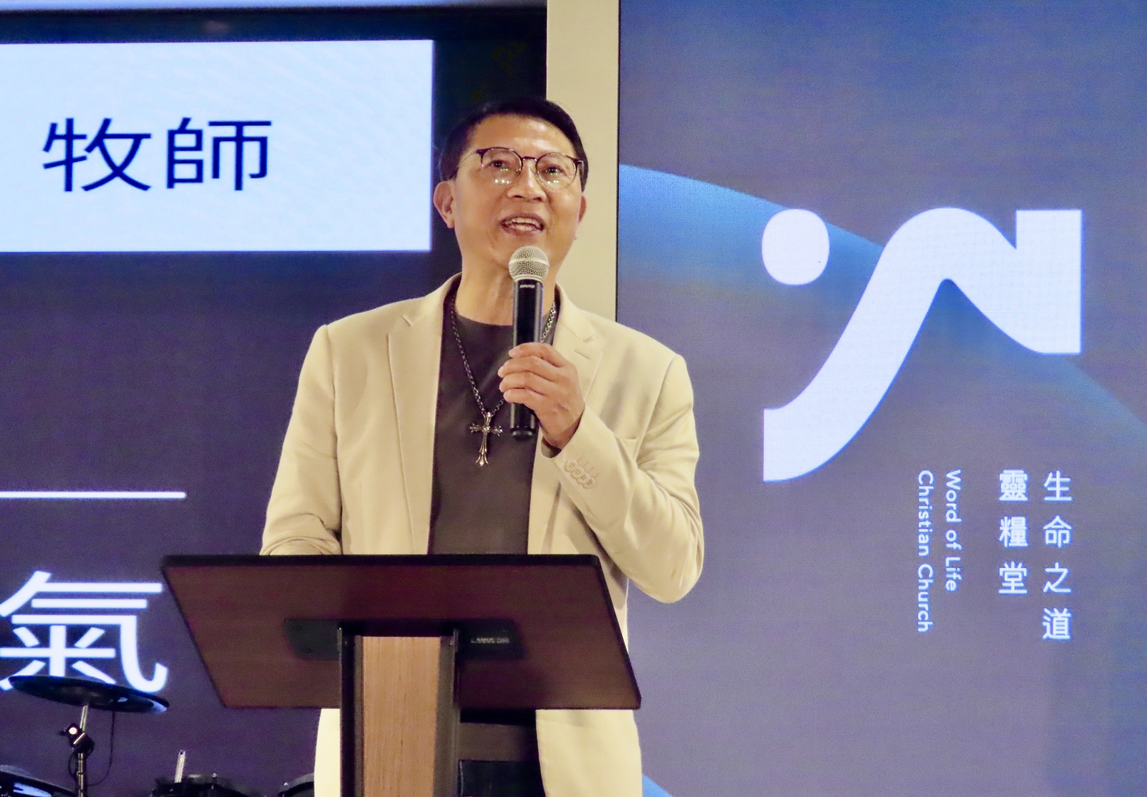 林進吉牧師。(圖/李容珍攝影)