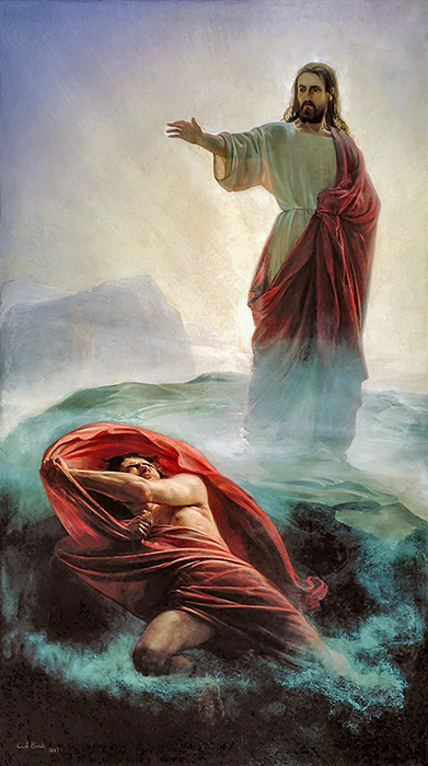 Denying Satan by Carl Bloch