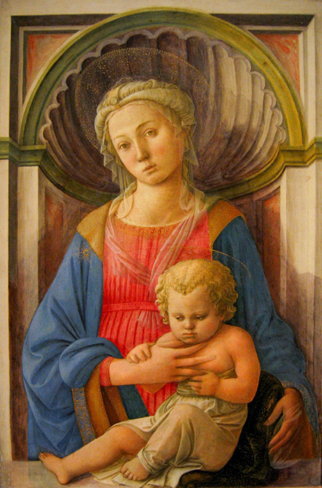 "Madonna and Child",  by Filippo Lippi