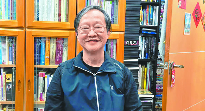 吳庶深副教授。（圖／梁敬彥攝影）