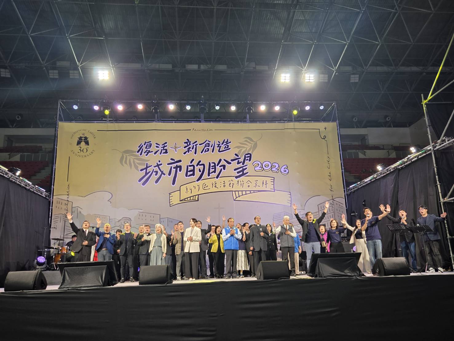 合唱〈新的異象新的方向 〉(圖/梁敬彥攝影)