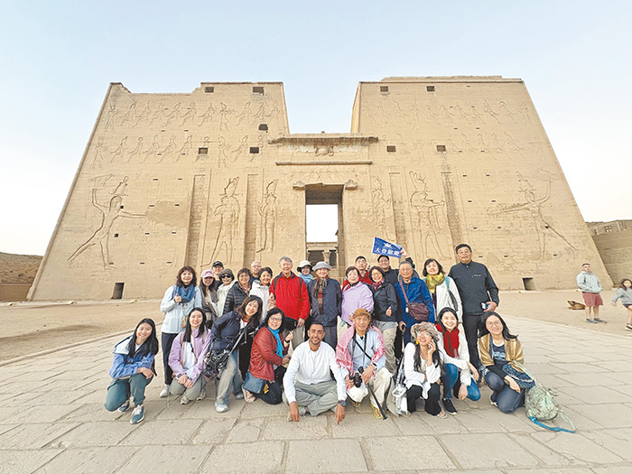 團員合影。(作者提供)