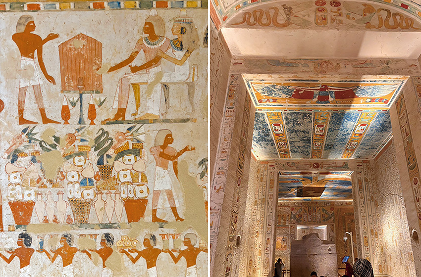 法老與貴族陵墓。(作者提供)