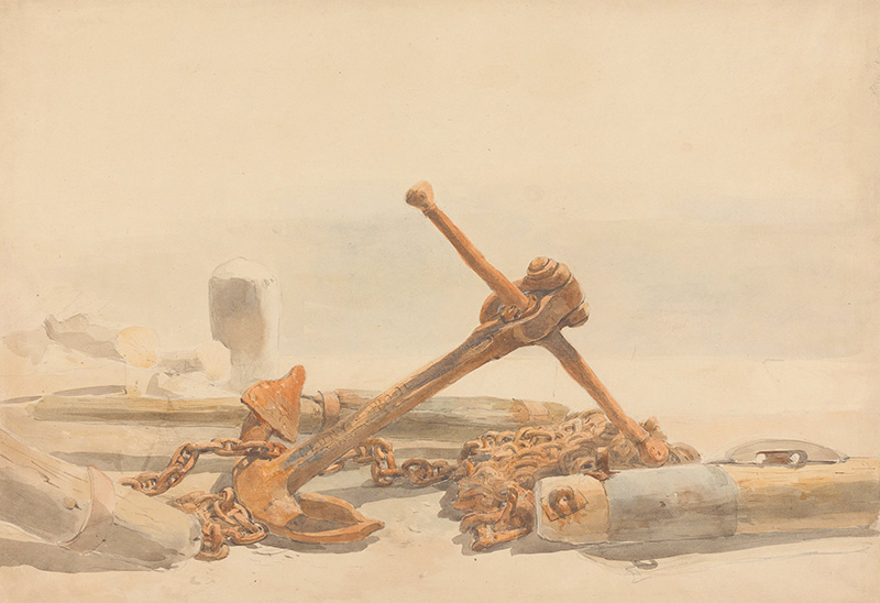 "Spar and Anchor", by Edward Angelo Goodall