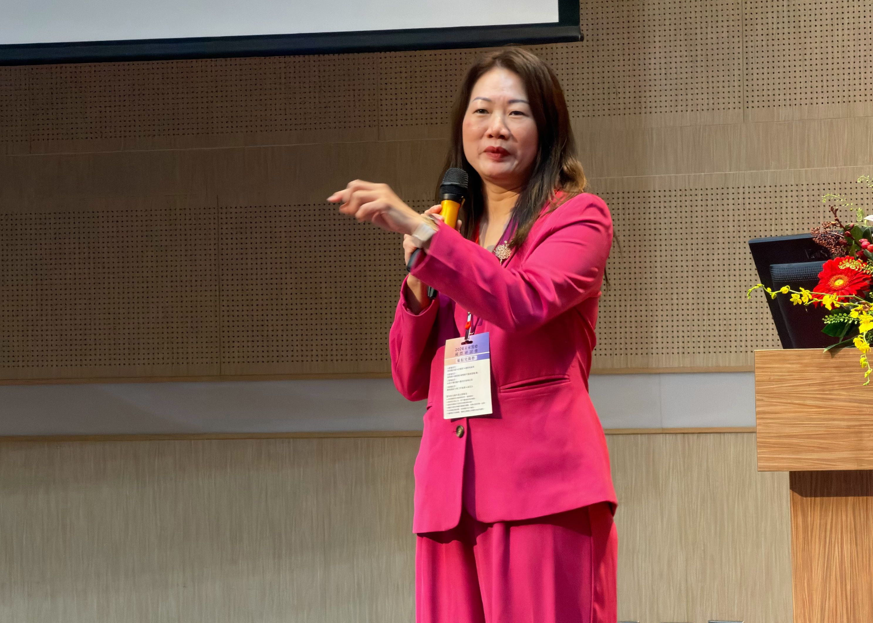 新加坡中央醫院患者援助中心主任Tina Phua。(嘉基提供)