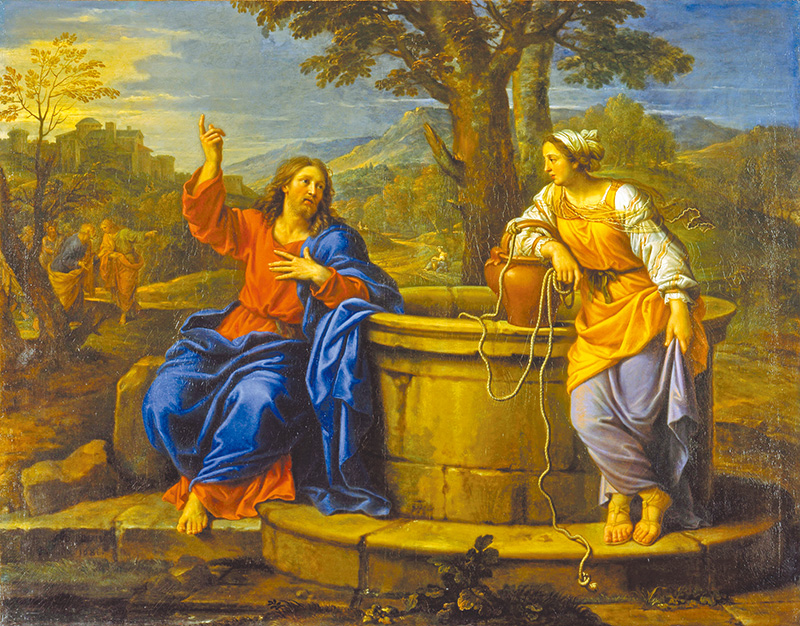 "Christ and the Woman of Samaria", by Pierre Mignard