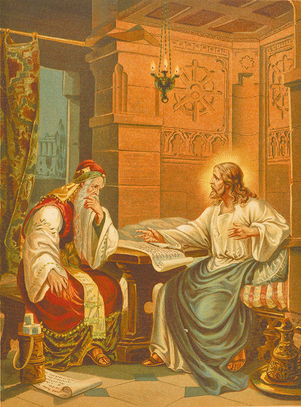 "Christ's conversation with Nicodemus", by Jan Ladislaw Sýkora