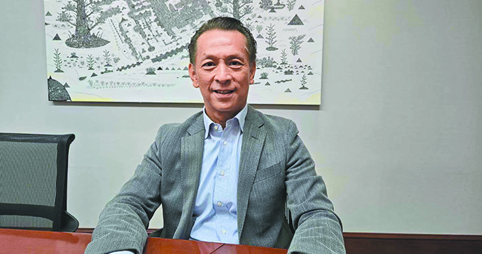 吳必然主任牧師。（圖／梁敬彥攝影）